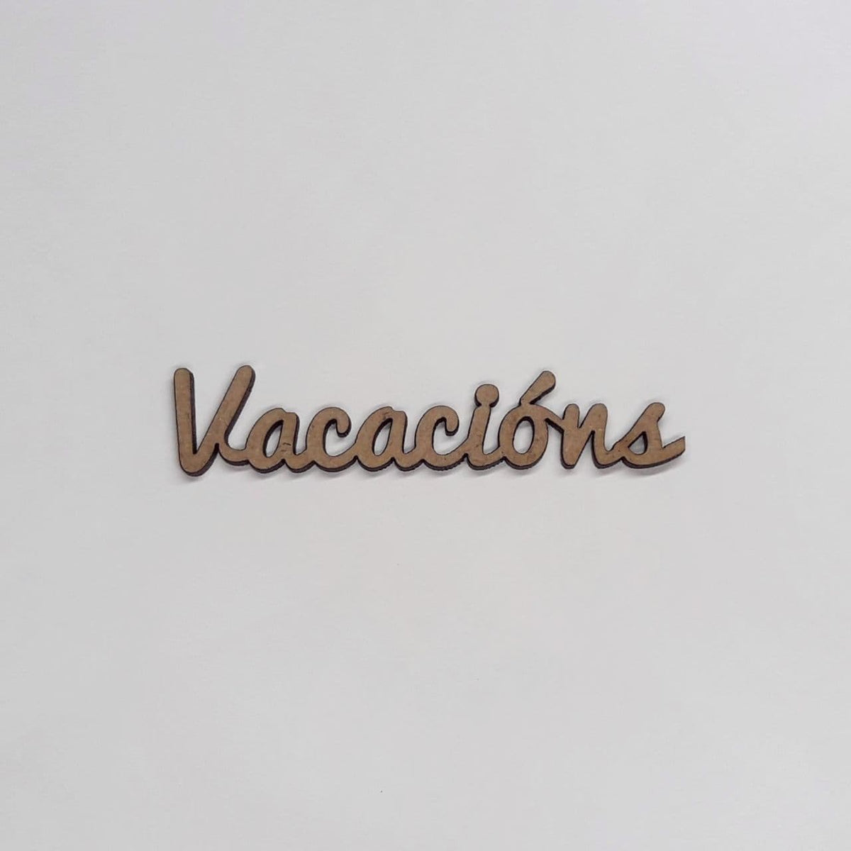 Maderita palabra Vacacións