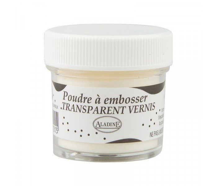 Polvos embossing transparente