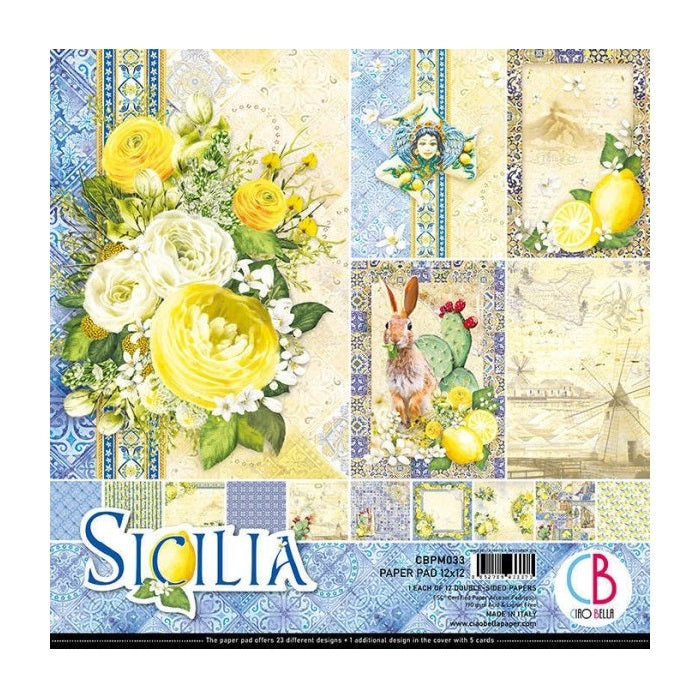 Papel scrap Sicilia 30x30 Ciao Bella