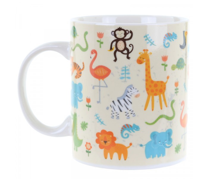 Taza animales zoo