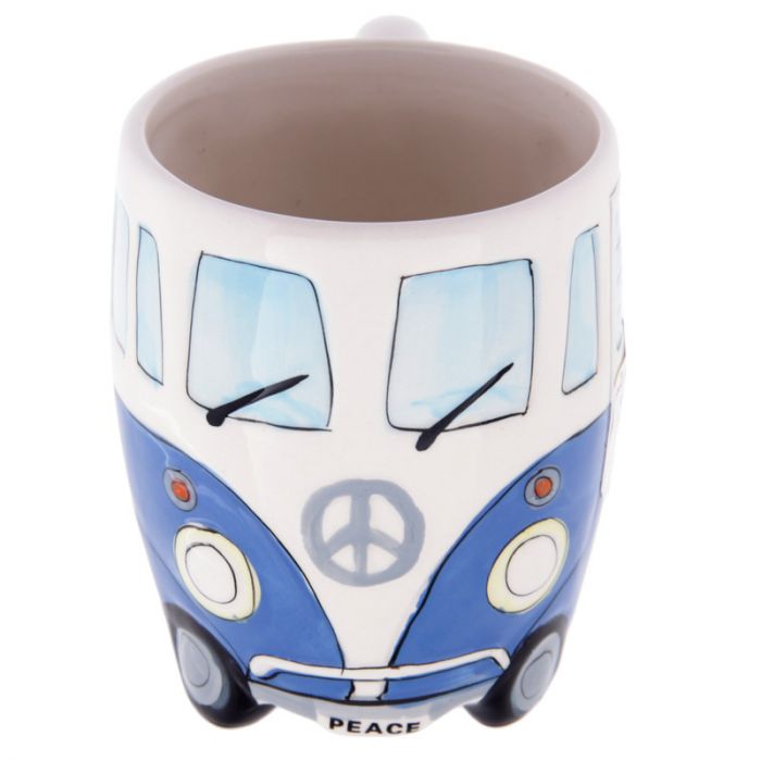 Taza caravana azul