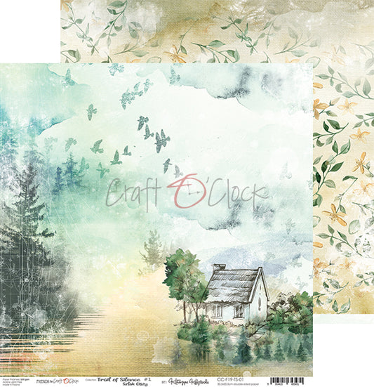 Trail of silence papel scrap 30x30 Craft o clock