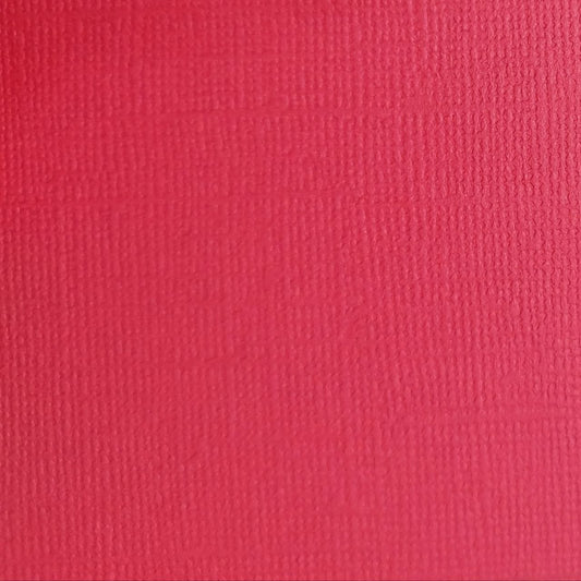 Cartulina textura lienzo rojo popy 30x30 216gr