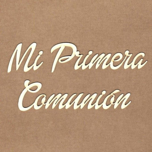 Maderita frase Mi primera comunión