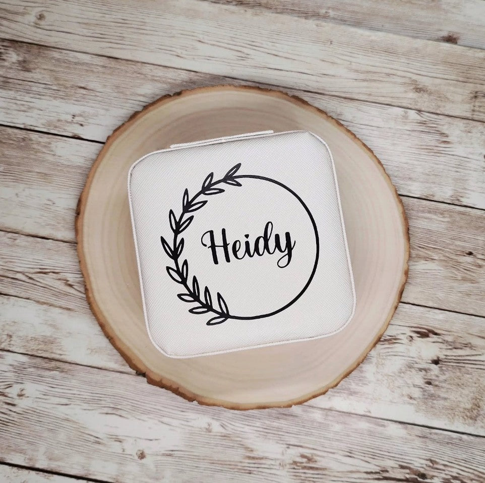 Joyero personalizado con nombre