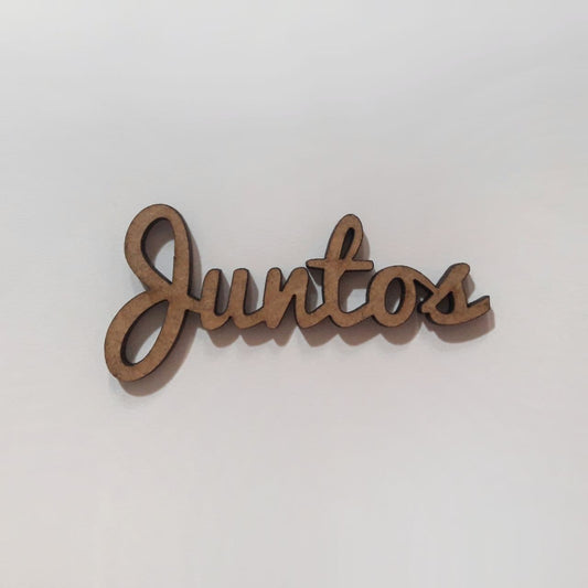 Maderita palabra Juntos