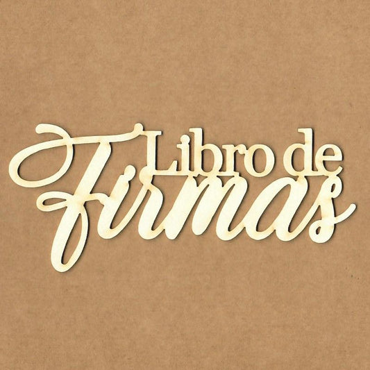 Maderita Libro de firmas