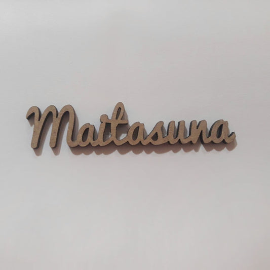 Maderita palabra Maitasuna