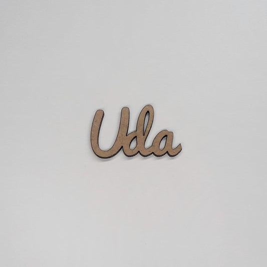 Maderita palabra Uda