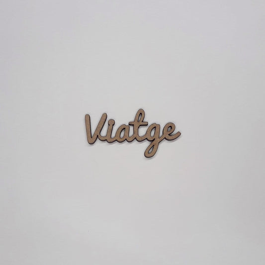 Maderita palabra Viatge
