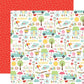 Kit Welcome spring papeles scrap + pegatinas