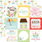 Kit Welcome spring papeles scrap + pegatinas
