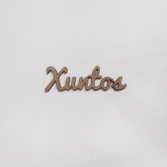 Maderita palabra Xuntos