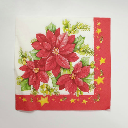 Servilleta Poinsettia