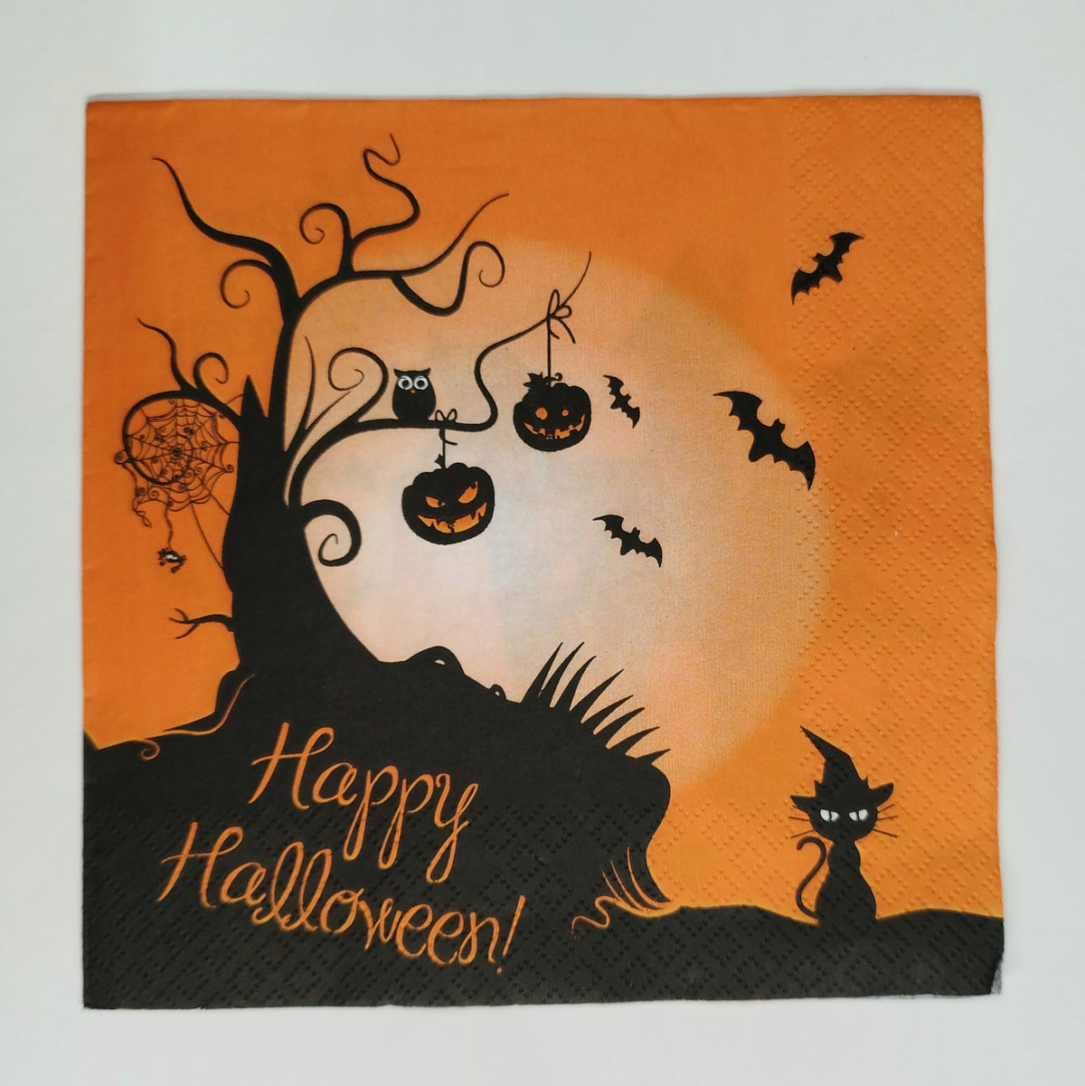 Servilleta fantasma casa Halloween