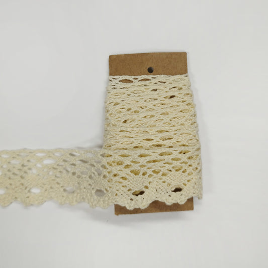 Cinta encaje beige modelo1 1m