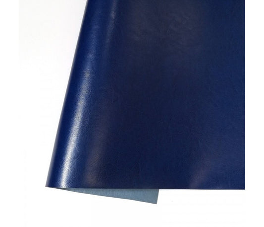 Ecopiel azul marino satinada