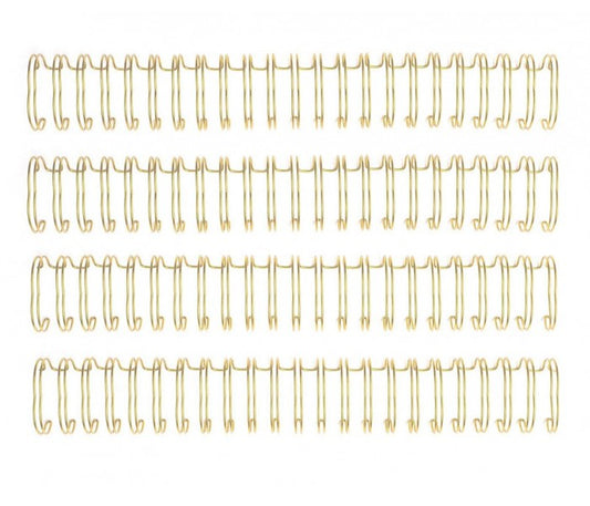 Espiral encuadernación oro 2.5 cm