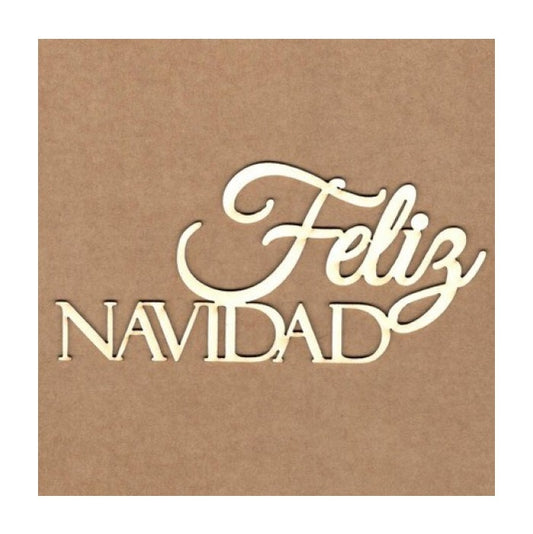 Feliz Navidad maderita