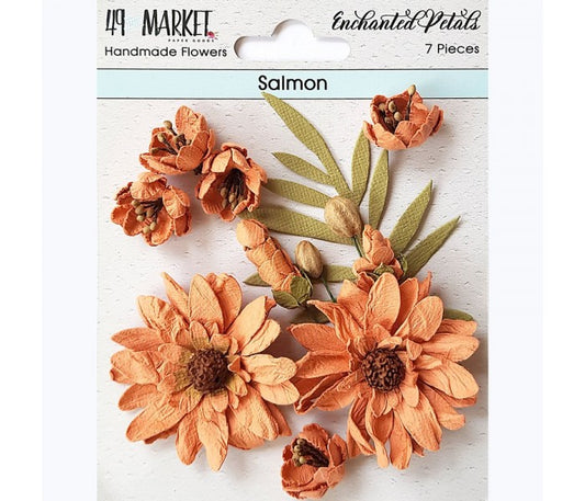 Flores Enchanted petals Salmon de 49Market