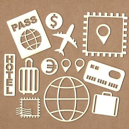 Set de viaje maderitas