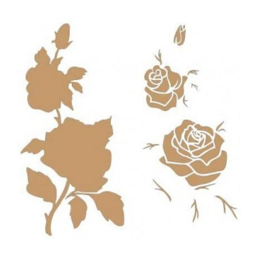 Stencil multicapa rosa