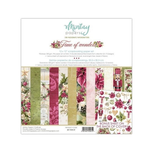 Time of wonders papel scrap Mintay