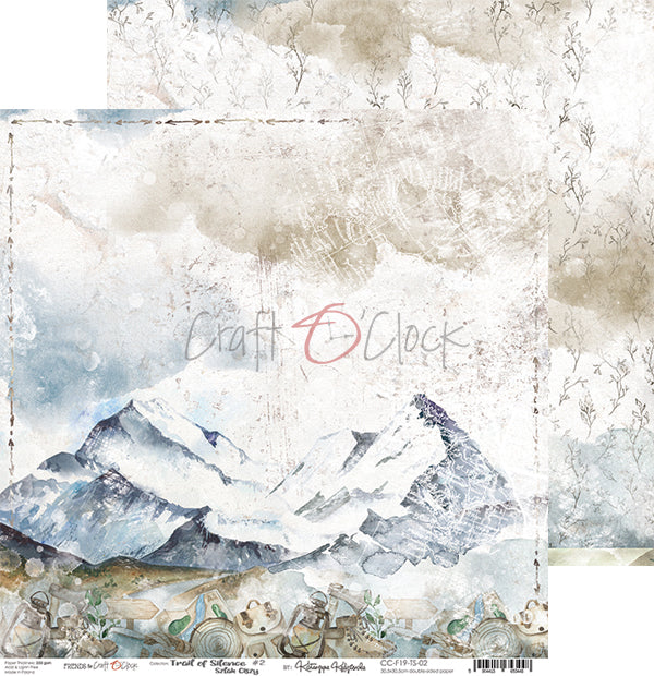 Trail of silence papel scrap 30x30 Craft o clock