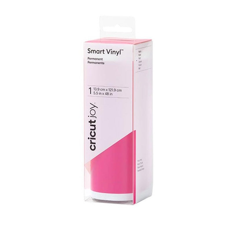 Vinilo Smart Permanente Rosa fucsia Mate Cricut Joy 13x120cm